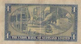 Scotland, 1 Pound, 1950, FINE, pS816a  There ... 