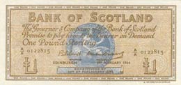 Scotland, 1 Pound, 1964, ... 