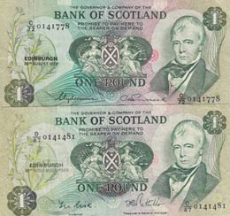 Scotland, 1 Pound, VF, ... 