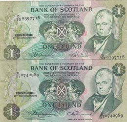 Scotland, 1 Pound, 1975, ... 