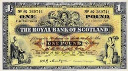 Scotland, 1 Pound, 1958, ... 