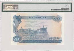 Singapore, 50 Dollars, 1973, UNC, p5d  PMG 64