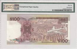 Singapore, 100 Dollars, 1995, UNC, p23c  PMG ... 