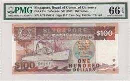 Singapore, 100 Dollars, ... 