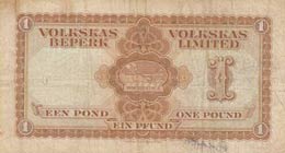 Southwest Africa, 1 Pound, 1958, VF, p14b  