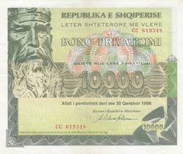 Albania, 10.000 Leke, ... 