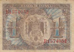 Spain, 1 Peseta, 1940, VF, p121a  There are ... 