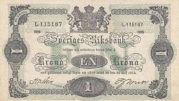 Sweden, 1 Krona, 1916, ... 