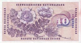 Switzerland, 10 Franken, 1973, XF, p45  ... 