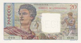 Tahiti, 20 Francs, 1954, ... 