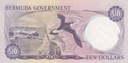 Bermuda, 10 Dollars, 1970, UNC, p25a  