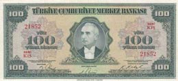 Turkey, 100 Lira, 1947, ... 