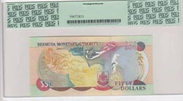 Bermuda, 50 Dollars, 2007, UNC, p54b  Top ... 