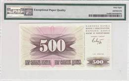 Bosnia - Herzegovina, 500 Dinara, 1992, UNC, ... 