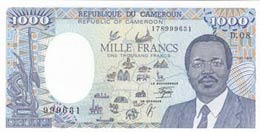 Cameroun, 1.000 Francs, ... 