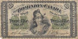 Canada, 25 Cents, 1870, ... 