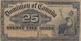 Canada, 25 Cent, 1900, ... 