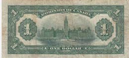 Canada, 1 Dollar, 1917, FINE, p32  