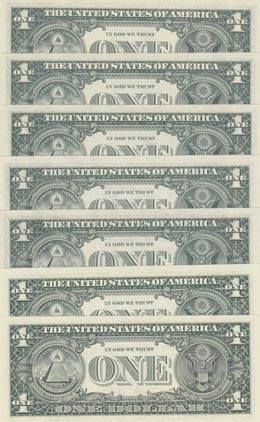 United States of America, 1 Dollar, UNC, ... 