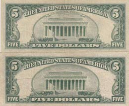 United States of America, 5 Dollars, VF, ... 
