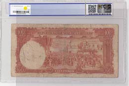 Uruguay, 100 Pesos, 1935, FINE, p13a  