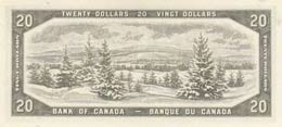 Canada, 20 Dollars, 1954, UNC (-), p41b  