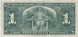 Canada, 1 Dollar , 1937, XF, p58  