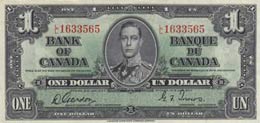 Canada, 1 Dollar , 1937, ... 