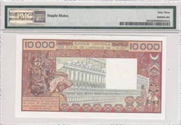 West African States, 10.000 Francs, 1977-92, ... 