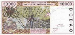 West African States, 10.000 Francs, 2000, ... 