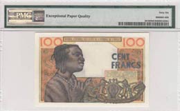 West African States, 100 Francs, 1961-65, ... 