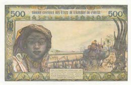 West African States, 500 Francs, 1964, AUNC, ... 