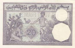 Algeria, 20 Francs, 1928, UNC (-), p78  ... 