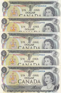 Canada, 1 Dollar , 1973, ... 