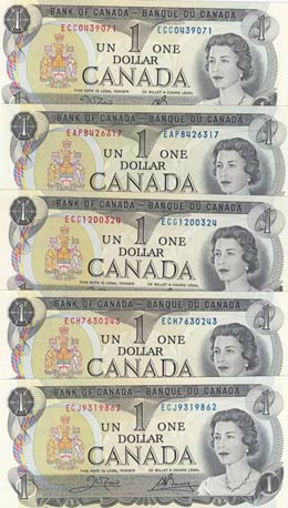 Canada, 1 Dollar , 1973, ... 