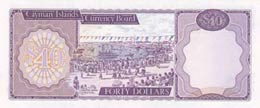 Cayman Islands, 40 Dollars, 1981, UNC, p9a  