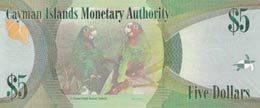 Cayman Islands, 5 Dollars, 2010, UNC, p39a  