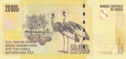 Congo Democratic Republic, 20.000 Francs, ... 