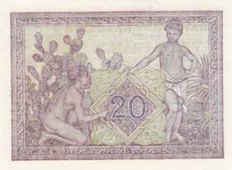 Algeria, 20 Francs, 1945, UNC, p92  