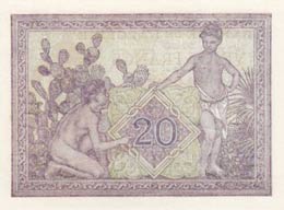 Algeria, 20 Francs, 1945, UNC, p92b  
