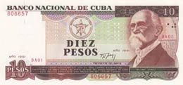 Cuba, 10 Pesos, 1991, ... 
