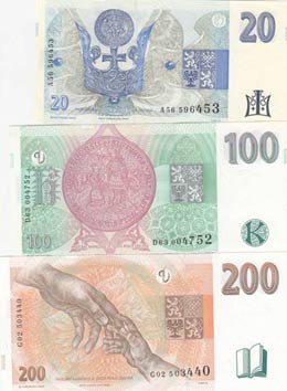 Czech Republic, 0, UNC, (Total 3 banknotes) ... 