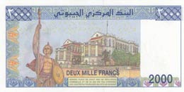 Djibouti, 2.000 Francs, 2005, UNC, p43  