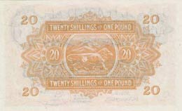 East Africa, 20 Shillings, 1955, UNC, p35a  