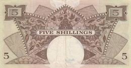 East Africa, 5 Shillings, 1962, VF (+), p41b ... 