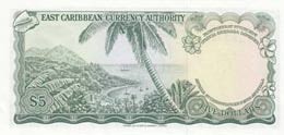 East Caribbean States, 5 Dollars, 1965, UNC ... 