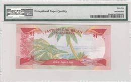 East Caribbean States, 1 Dollar , 1988-1989, ... 