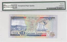 East Caribbean States, 10 Dollars, 1993, ... 