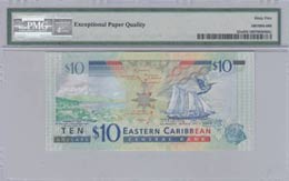 East Caribbean States, 10 Dollars, 2012, ... 