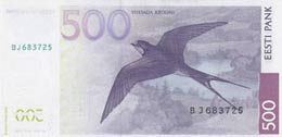 Estonia, 500 Krooni, 2000, UNC, p83  